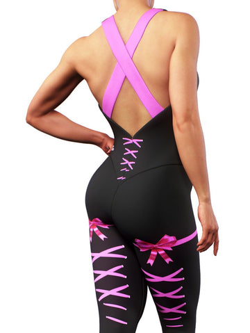 Back Ribbon Full Jumpsuit-unitard-bootysculpted
